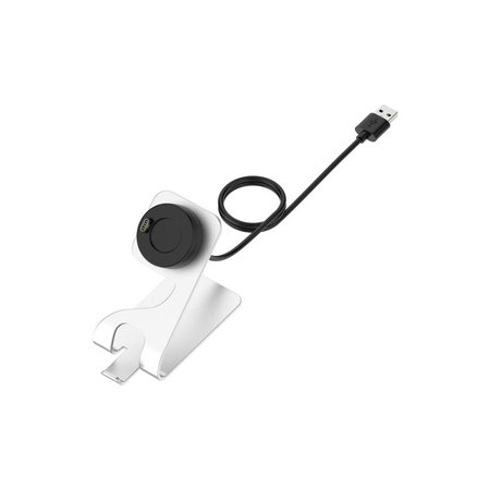 FixPremium - Stalak za punjenje za Garmin sat, srebrni