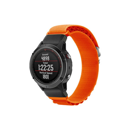 FixPremium - Remen Alpine Loop za Garmin (QuickFit 26 mm), narančasta