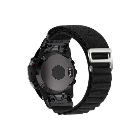 FixPremium - Remen Alpine Loop za Garmin (QuickFit 26mm), crni