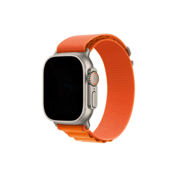 FixPremium - Remen Alpine Loop za Apple Watch (38, 40 & 41 mm), narančasta