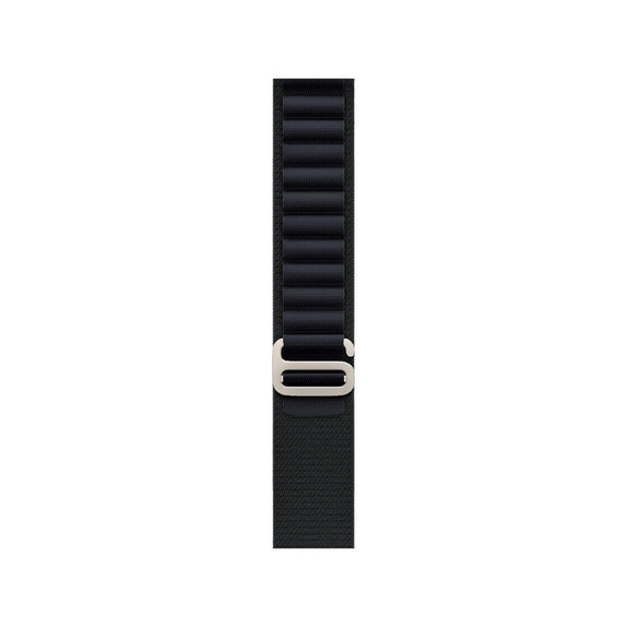 FixPremium - Remen Alpine Loop za Apple Watch (42, 44, 45 & 49 mm), crni