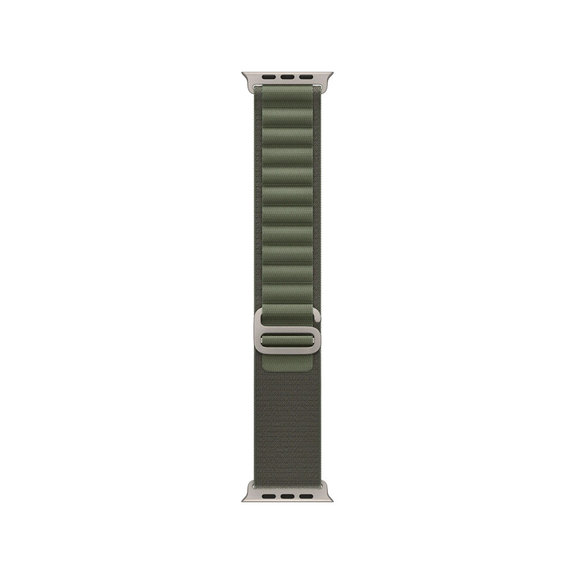 FixPremium - Remen Alpine Loop za Apple Watch (42, 44, 45 & 49 mm), zeleni