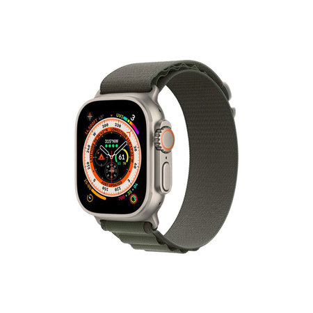FixPremium - Remen Alpine Loop za Apple Watch (38, 40 & 41 mm), zeleni