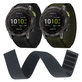 FixPremium - Najlonski remen za Garmin (26 mm), crni