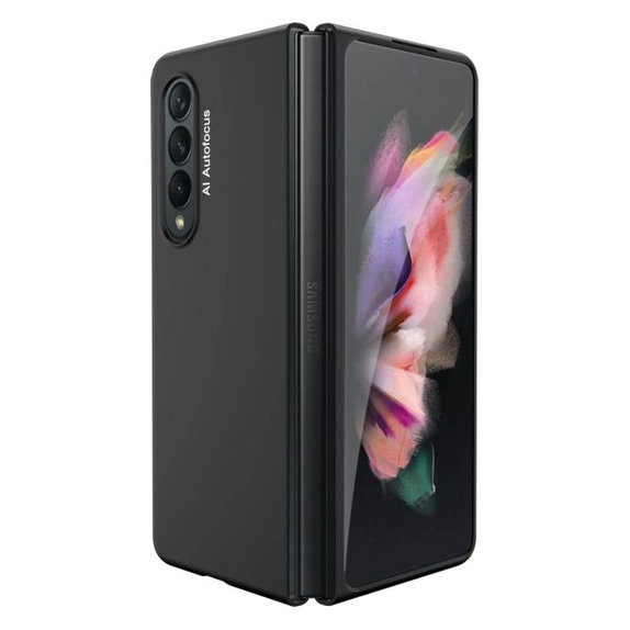 FixPremium - Silikonska maska za Samsung Galaxy Z Fold 3, crna