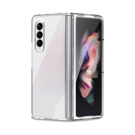 FixPremium - Silikonska maska za Samsung Galaxy Z Fold 3, prozirna