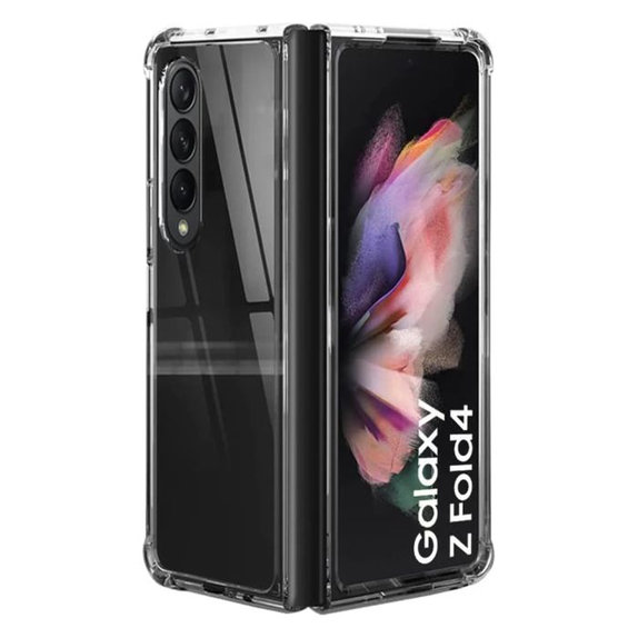 FixPremium - Silikonska maska za Samsung Galaxy Z Fold 4, prozirna