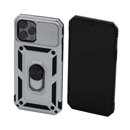 FixPremium - Maska CamShield za iPhone 12 Pro Max, bijela