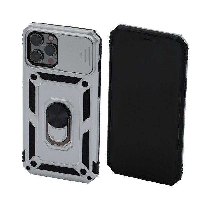 FixPremium - Maska CamShield za iPhone 12 Pro Max, bijela