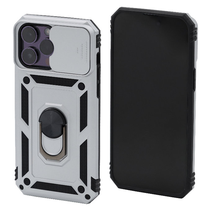 FixPremium - Maska CamShield za iPhone 13 Pro Max, bijela