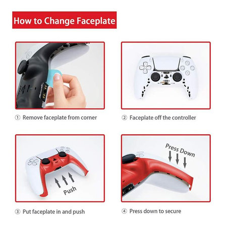 FixPremium - Ukrasna kapica za PS5 DualSense, roza