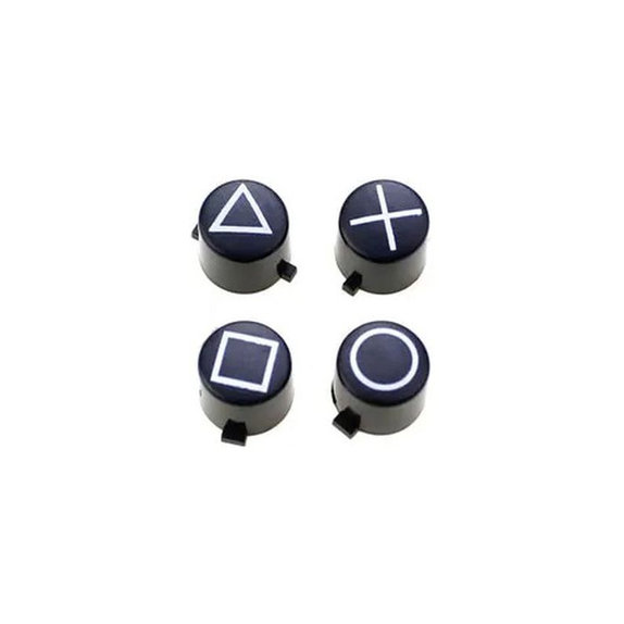 FixPremium - Retro gumbi za PS5 DualSense, crni