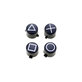 FixPremium - Retro gumbi za PS5 DualSense, crni
