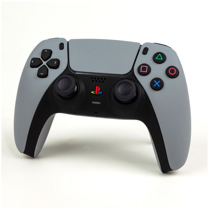 FixPremium - Retro tipka Home za PS5 DualSense, bijela