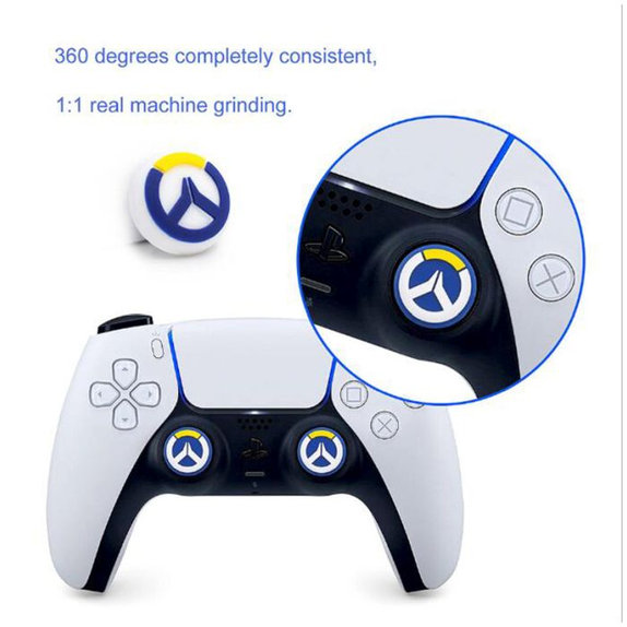FixPremium - PS4/PS5 Skull Controller Grip Caps - Set 2 kom