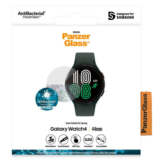 Kaljeno staklo Flat Glass AB za Samsung Galaxy Watch4 44 mm, Prozirna, PanzerGlass