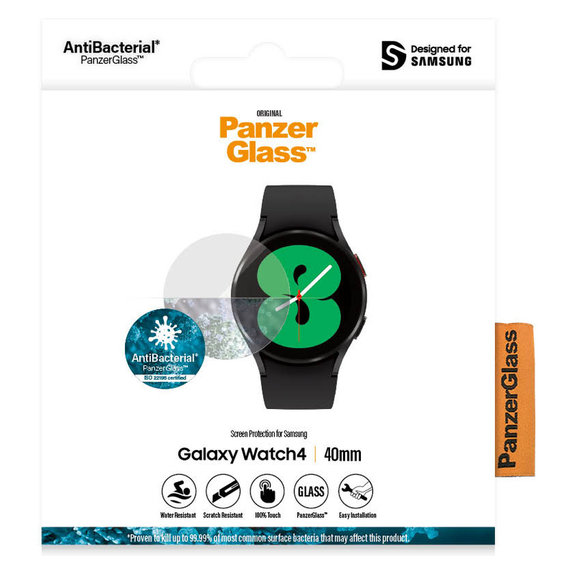 Kaljeno staklo Flat Glass AB za Samsung Galaxy Watch 4 40 mm, Prozirna, PanzerGlass