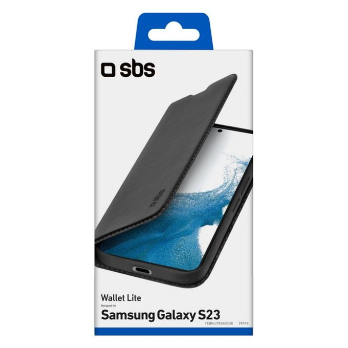 SBS - Maska Book Wallet Lite za Samsung Galaxy S23, crna