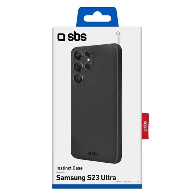 SBS - Maska Instinct za Samsung Galaxy S23 Ultra, crna