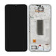 Samsung Galaxy A34 5G A346B - LCD zaslon + zaslon osjetljiv na dodir + okvir (srebrni) - GH82-31200B, GH82-31201B Originalni servisni paket