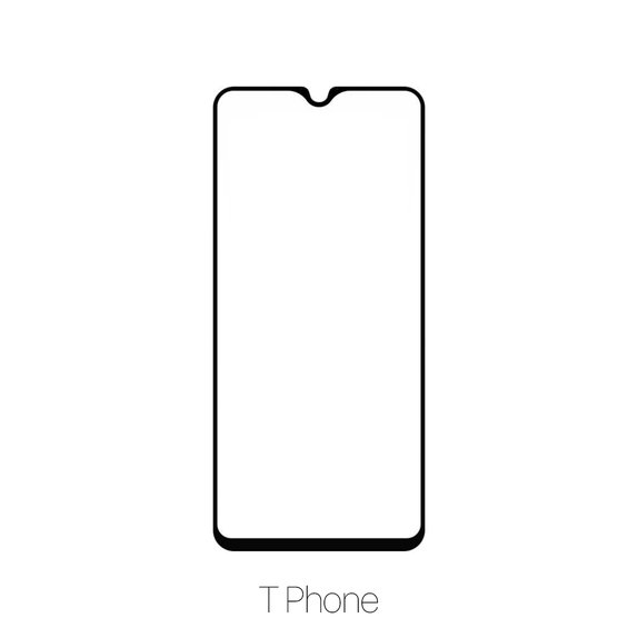 FixPremium FullCover Glass - Kaljeno staklo za T telefon