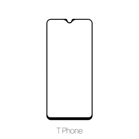 FixPremium FullCover Glass - Kaljeno staklo za T telefon