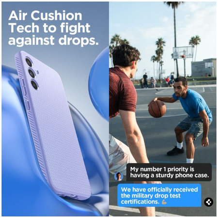 Spigen - Maska Liquid Air za Samsung Galaxy A34 5G, Awesome Violet