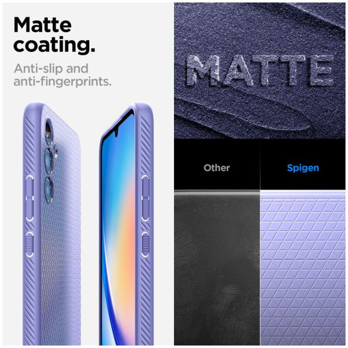 Spigen - Maska Liquid Air za Samsung Galaxy A34 5G, Awesome Violet