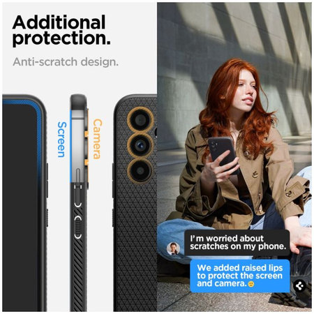Spigen - Maska Liquid Air za Samsung Galaxy A54 5G, Matte Black