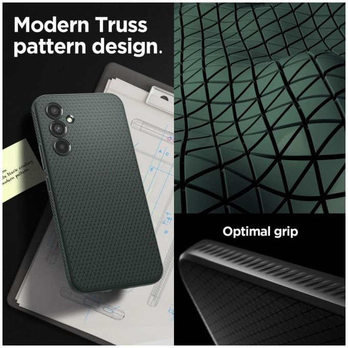 Spigen - Maska Liquid Air za Samsung Galaxy A54 5G, Abyss Green