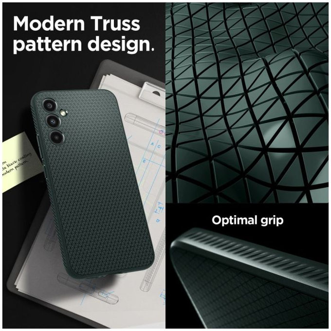 Spigen - Maska Liquid Air za Samsung Galaxy A34 5G, Abyss Green