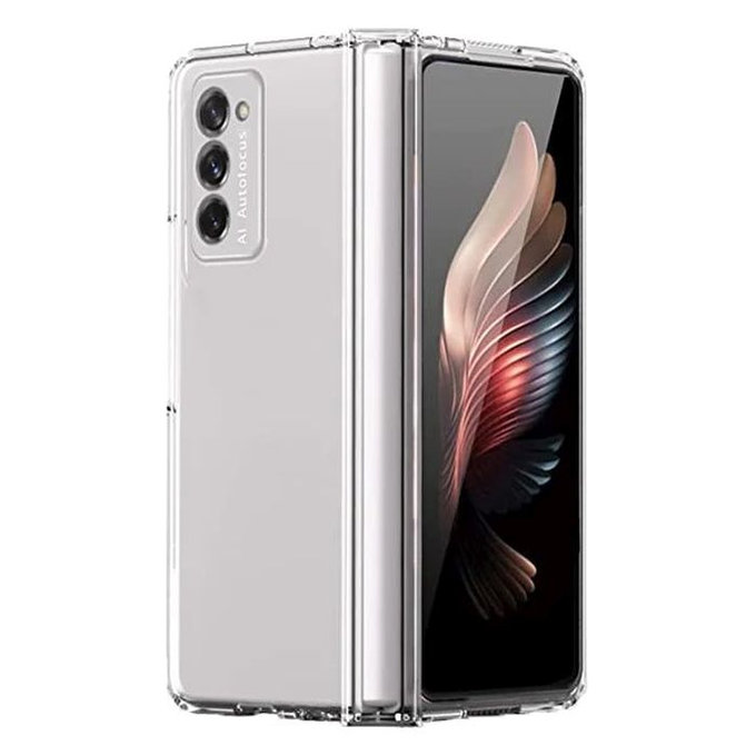 FixPremium - Silikonska maska za Samsung Galaxy Z Fold 2, prozirna