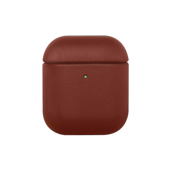 FixPremium - Kožna torbica za AirPods 1 i 2, smeđa