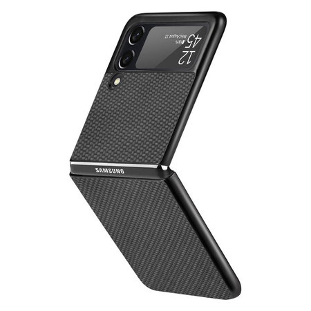 FixPremium - Maska Carbon za Samsung Galaxy Z Flip 2, crna