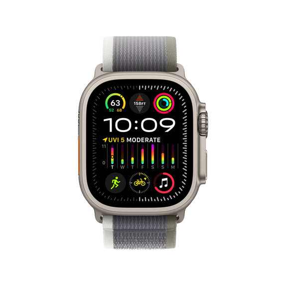 FixPremium - Strap Trail Loop za Apple Watch (42, 44, 45 & 49 mm), siva