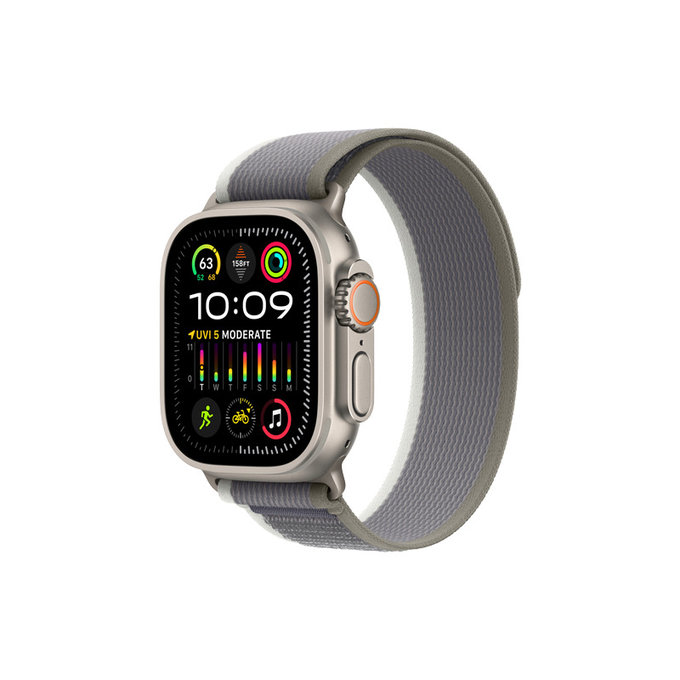 FixPremium - Strap Trail Loop za Apple Watch (42, 44, 45 & 49 mm), siva