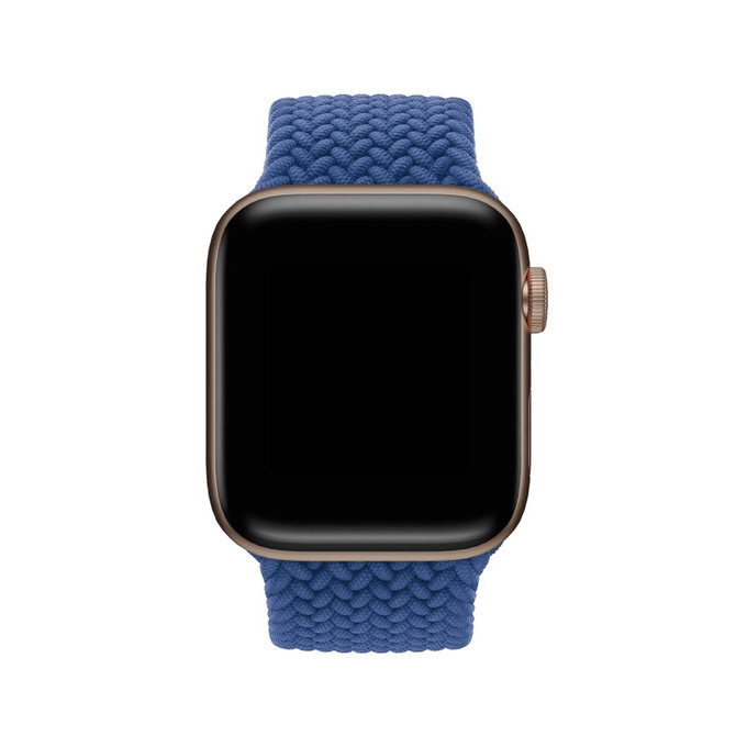 FixPremium - Strap Solo Loop za Apple Watch (42, 44, 45 & 49 mm), tamnoplava