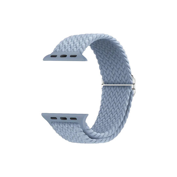 FixPremium - Remen Solo Loop za Apple Watch (42, 44, 45 i 49 mm), svijetlo plava