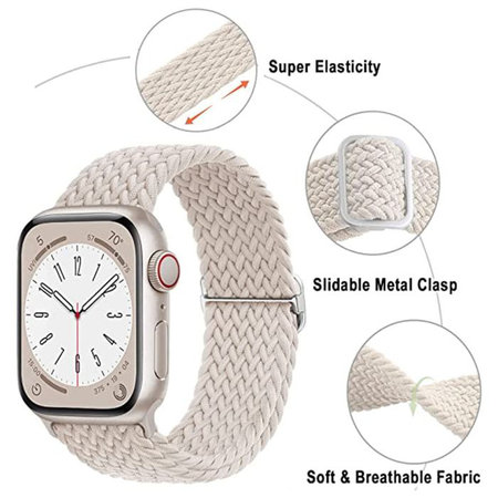 FixPremium - Strap Solo Loop za Apple Watch (38, 40 & 41 mm), crna