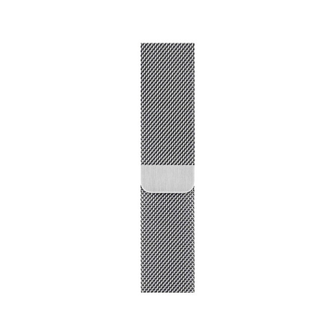 FixPremium - Remen Milanese Loop za Apple Watch (38, 40 & 41 mm), srebrni