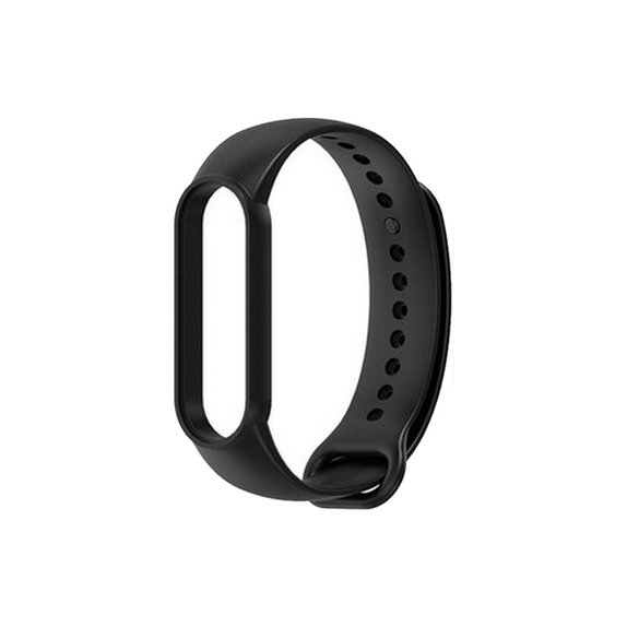 FixPremium - Silikonska narukvica za Xiaomi Mi Band (5/6/7/7 NFC), crna