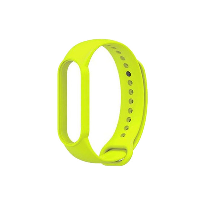 FixPremium - Silikonska narukvica za Xiaomi Mi Band (5/6/7/7 NFC), žuta