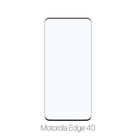 FixPremium FullCover Glass - 3D kaljeno staklo za Motorola Edge 40