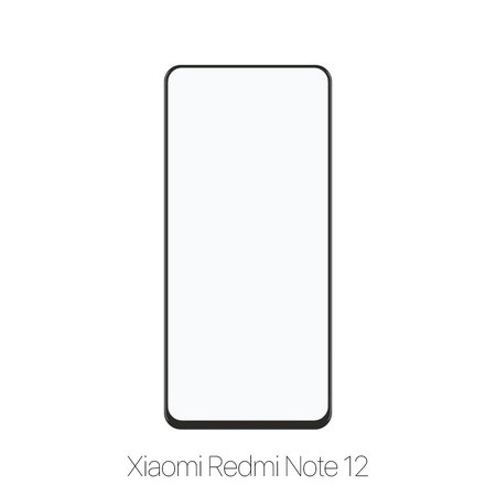 FixPremium FullCover Glass - Kaljeno staklo za Xiaomi Redmi Note 12