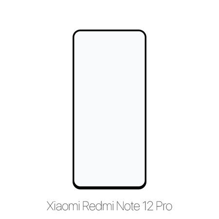 FixPremium FullCover Glass - Kaljeno staklo za Xiaomi Redmi Note 12 Pro