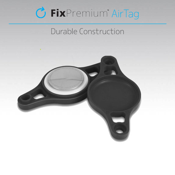 FixPremium - Nosač za Apple AirTag za bicikl, crni