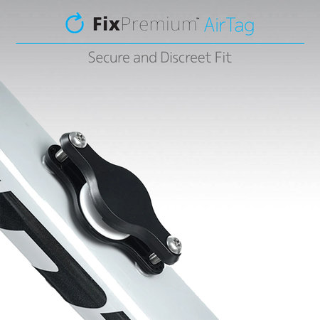 FixPremium - Nosač za Apple AirTag za bicikl, crni
