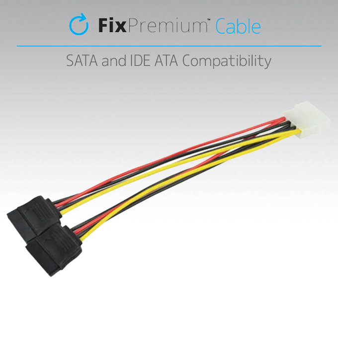 FixPremium - Kabel za napajanje - IDE ATA / 2x SATA