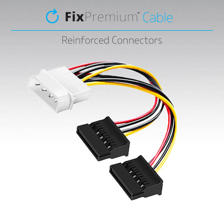 FixPremium - Kabel za napajanje - IDE ATA / 2x SATA