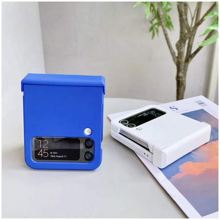 FixPremium - Silikonska maska za Samsung Galaxy Z Flip 4, tirkizna